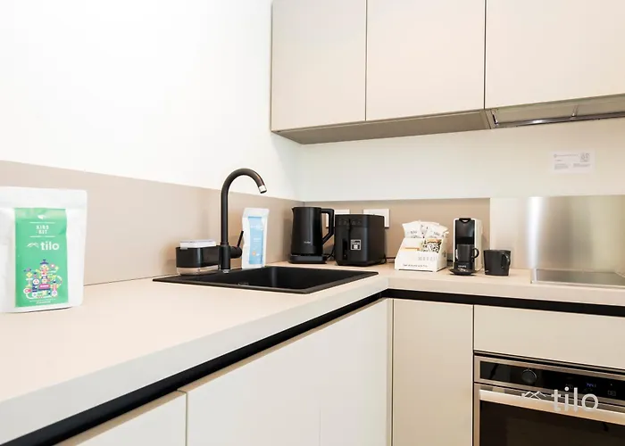 Apartament Waterfront Luxury Studio, Free Parking, Ac, Netflix & Wifi By Tilo Lux Genua