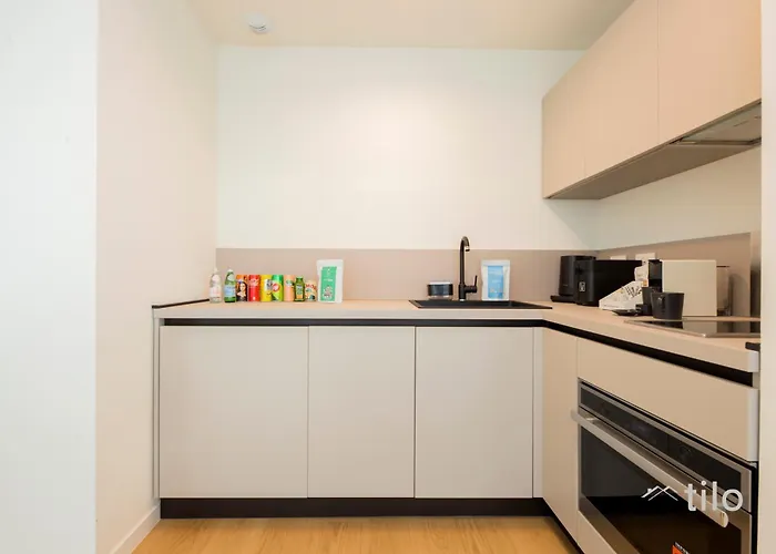 Apartament Waterfront Luxury Studio, Free Parking, Ac, Netflix & Wifi By Tilo Lux *
