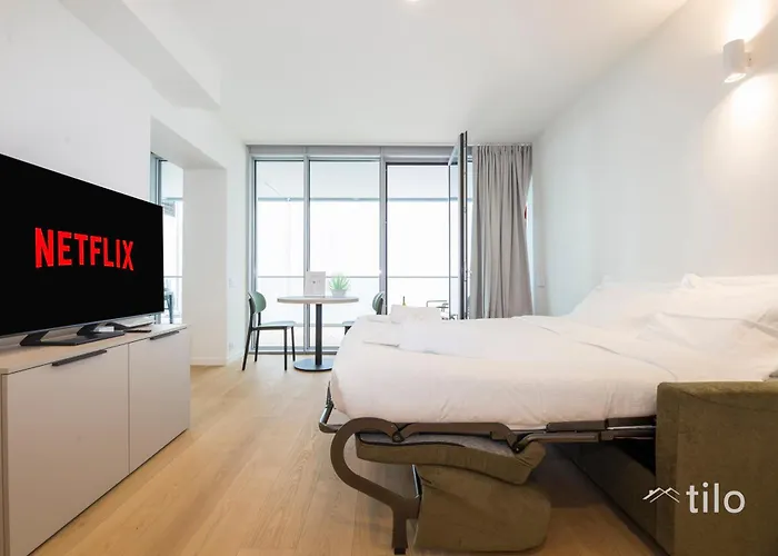 Waterfront Luxury Studio, Free Parking, Ac, Netflix & Wifi By Tilo Lux